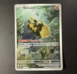 Pokemon TCG Relicanth 173/162 SV05: Temporal Forces Holo Illustration Rare - Image 1