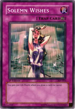 Yugioh! Solemn Wishes - PSV-055 - Common - 1st Edition Near Mint, English - Image 1