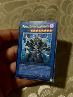 Yugioh 1st Ed Demise, King of Armageddon - Ultimate Rare SOI-EN035 Near Mint/M - Image 3