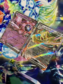 Pokemon Destined Rivals Holo Team Rockets Mewtwo & Team Rockets Persian Card JPN - Image 2