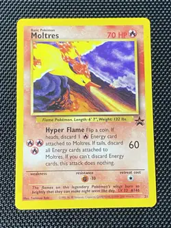 Moltres - 21 - Pokemon Wizards Black Star Promo Card Movie 2000 NM - Image 1