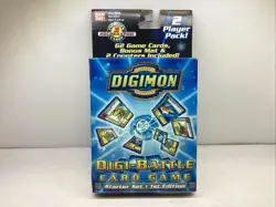 Bandai Digimon DIGI-BATTLE CARD GAME STARTER SET 1st ed. sealed NIB CM1114 - Image 1