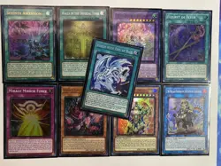 5 Card Holo Yugioh Mystery Pack Ultra Rare Or Higher Guaranteed - Image 1