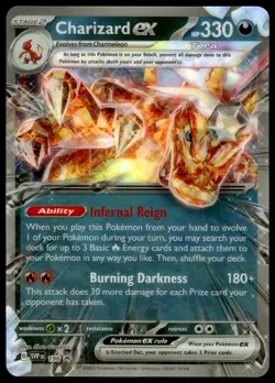 Charizard ex 054/091 SVP 196 JUMBO OVERSIZED Black Star Promo Pokemon Card - Image 1