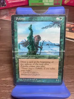 MTG Pyknite Ice Age Regular Common THIS CARDS GOT CHARACTER - Image 1