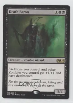 Death Baron Magic: Core Set: 2019 M19 #090 - Image 1