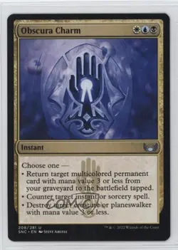 Obscura Charm Magic: Streets of New Capenna SNC #208 - Image 1