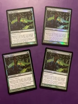 MTG - 4 Copies Of Snake Umbra - FOIL - Rise of the Eldrazi - NM/MT - Brandy New! - Image 1