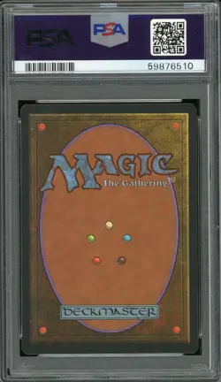 1996 Magic the Gathering MTG Mirage Benevolent Unicorn PSA 10 Pop 1 - Image 2