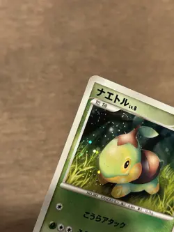 NM DOUBLE SWIRL Turtwig 001/014 PT Turtwig Half Deck Japanese Pokemon Card TCG - Image 3