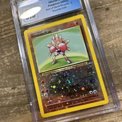 Pokemon Best of Game 2003 Hitmonchan Reverse Holo 2/9 Graded CGC 8.5 Near Mint+ - Image 2