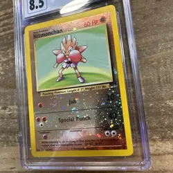 Pokemon Best of Game 2003 Hitmonchan Reverse Holo 2/9 Graded CGC 8.5 Near Mint+ - Image 3