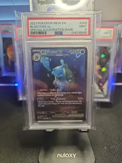 2023 Blastoise EX Scarlet & Violet 151 Pokemon TCG PSA 9 - Image 1