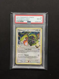 Pokemon Supreme Victors 8/147 Rayquaza C LV. 73 2009 Holo Rare PSA 8 NM/MT - Image 1