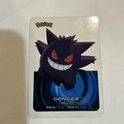 Gengar 94 Pokemon Lamincards Edibas 2005 - Image 1
