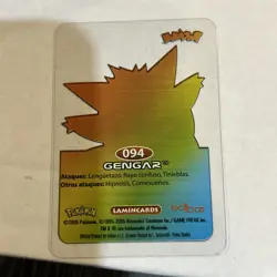 Gengar 94 Pokemon Lamincards Edibas 2005 - Image 2