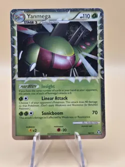 Yanmega Prime 98/102 Holo Pokemon TCG Heartgold Soulsilver Triumphant Card MP - Image 1