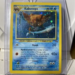 Pokemon Kabutops Neo Discovery Holo Card 6/75 Unlimited Rare - Image 1