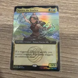 Magic The Gathering X Avatar Katara The Fearless Promo Card SDCC 2025 - Image 1