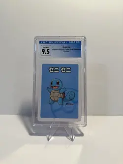 SQUIRTLE POKEMON PLAYING CARDS 2019 JAPANESE OLD MAID CGC 9.5 GEM MINT - Image 1
