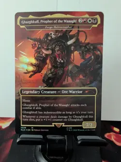 Ghazghkull, Prophet of the Waaagh! (Borderless) Secret Lair Drop Foil - Image 1