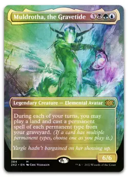 Muldrotha, the Gravetide (Borderless) #384 (Foil) NM Double Masters 2022 - Image 1