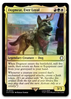 Dogmeat, Ever Loyal #2 (Foil) (NM) Fallout PIP Magic MTG - Image 1