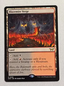 Blazemire Verge - Duskmourn - MTG Magic - Image 1