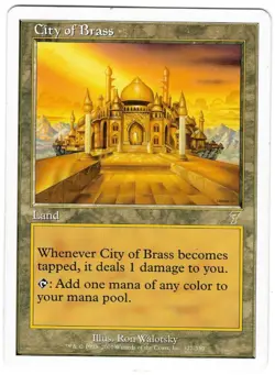 MTG City of Brass 7th - Land - Magic the Gathering - Image 1