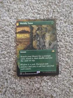 Dominaria Remastered Worldly Tutor (Borderless) #442 - Image 1