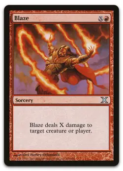 Blaze #190 (NM) 10th Edition 10E Magic MTG - Image 1