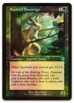 Squirrel Sovereign (Retro Frame) #415 (Foil) NM Modern Horizons 2 MH2 Magic MTG - Image 1