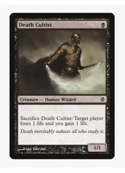 ​Death Cultist | MTG ROE | EDH Commander Sacrifice Outlet Drain | Common | LP - Image 1