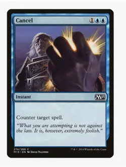 Cancel | MTG Magic 2015 | Pauper & EDH Staple Counterspell | NM - Image 1