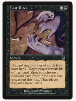 Last Rites | MTG ODY | EDH Premodern Old Frame Discard Graveyard Reanimator | LP - Image 1