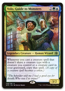 Volo, Guide to Monsters #238 (Foil) (NM) Forgotten Realms AFR Magic MTG - Image 1