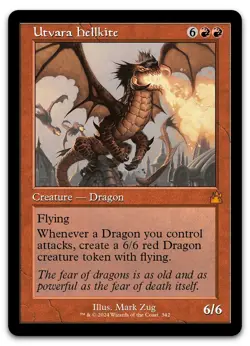 Utvara Hellkite (Retro Frame) #342 (NM) Ravnica Remastered RVR Magic MTG - Image 1