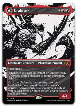 Urabrask (Showcase) #299 (NM) March of the Machine MOM Magic MTG - Image 1