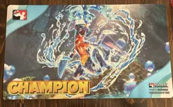 Play Pokemon League Cup Champion Playmats x2 Garchomp and Raging Bolt - New - Image 1