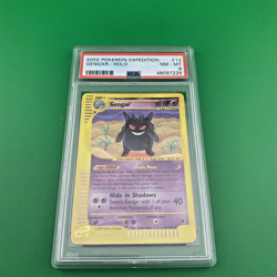 2002 Pokemon Expedition Gengar Holo #13 PSA 8 Free Shipping - Image 3
