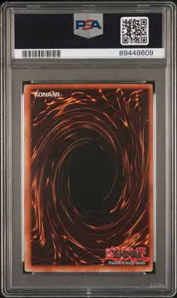 YUGIOH HINO-KAGU-TSUCHI 1st Edition Ultra Rare Holo LOD-070 PSA 9 MINT - Image 2