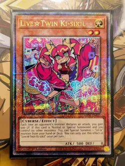 LiveTwin Ki-sikil (Quarter Century Secret Rare) - RA04-EN035 - Yu-Gi-Oh TCG - Image 1