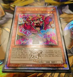 LiveTwin Ki-sikil (Quarter Century Secret Rare) - RA04-EN035 - Yu-Gi-Oh TCG - Image 2