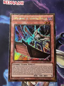YUGIOH GHOST CHARON THE UNDERWORLD BOATMAN PGL2-EN005 SECRET GOLD Near Mint - Image 1