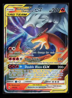 Reshiram & Charizard GX 20/214 Ultra Rare SM - Unbroken Bonds Pokemon Card - Image 1