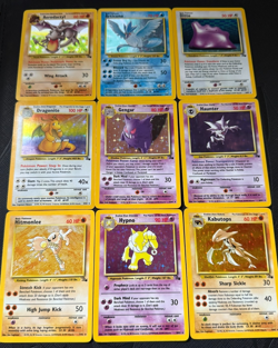 Complete Base Set Fossil Pokemon Bundle Cards 62/62 WOTC TCG - Image 2