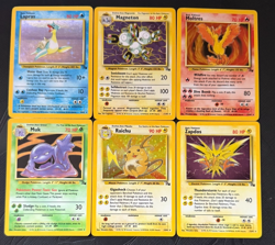 Complete Base Set Fossil Pokemon Bundle Cards 62/62 WOTC TCG - Image 4