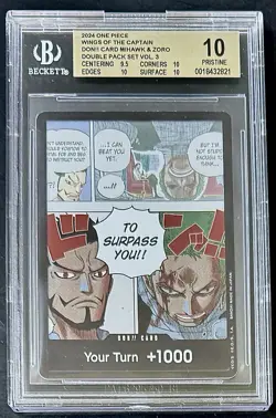 BGS 10 One Piece OP06 Don Card Alt Art - English - Wings of the Captain - Graded - Image 1