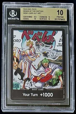 BGS 10 One Piece OP06 Don!! Card Alt Art - English - Wings of the Captain - Image 1
