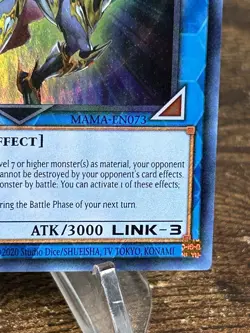 YuGiOh Card Black Luster Soldier - Soldier of Chaos MAMA-EN073 Ultra Rare 1st Ed - Image 3